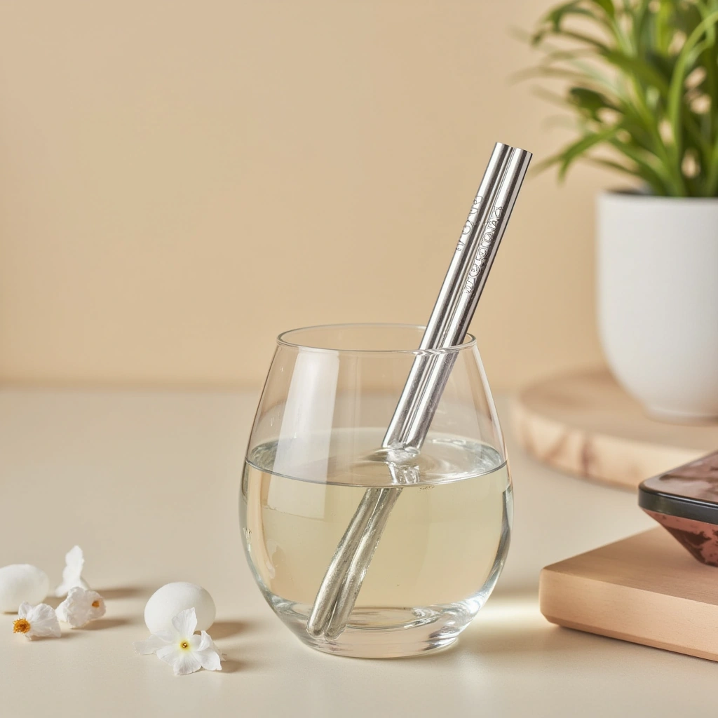8. Reusable Metal Straws