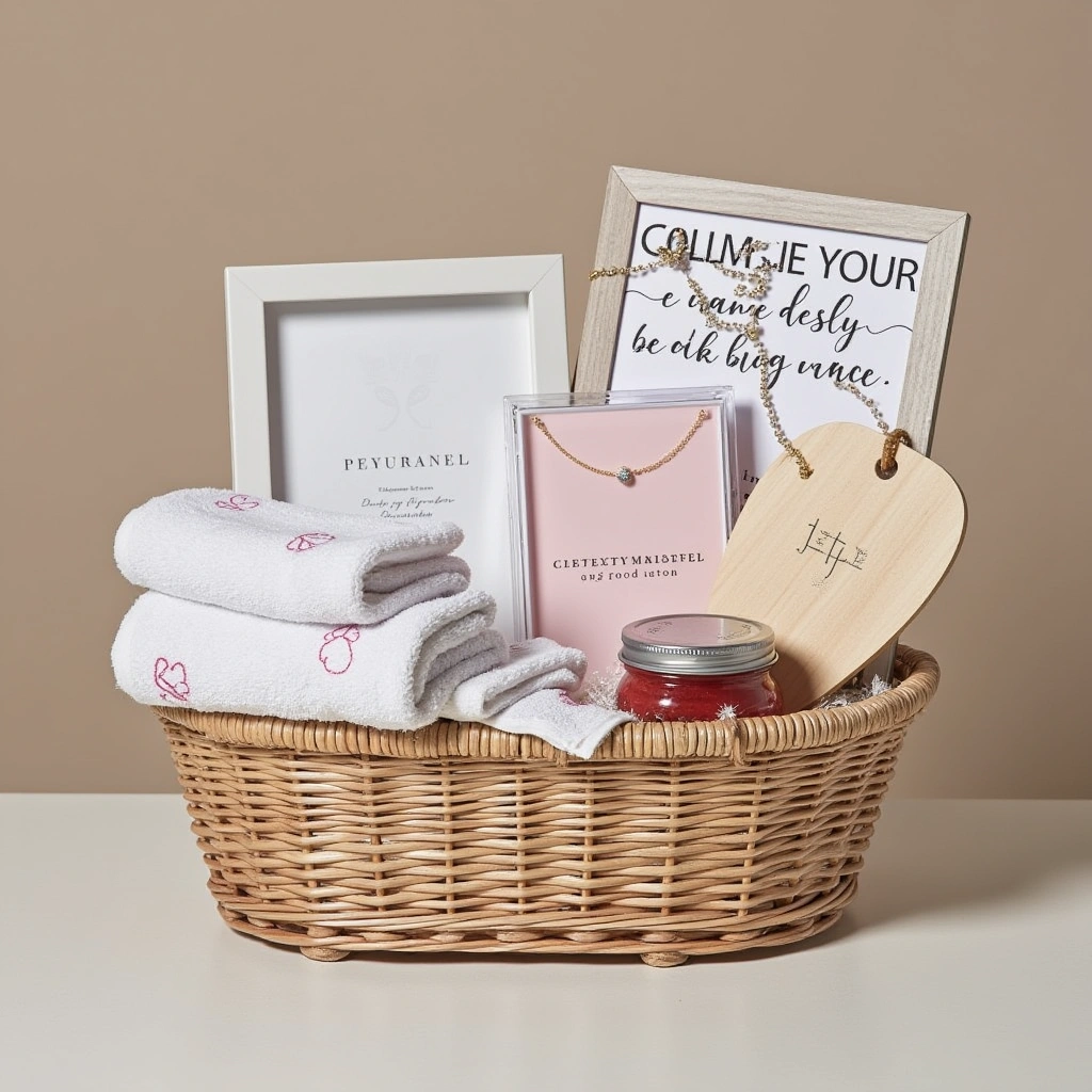 3. Personalized Keepsake Basket