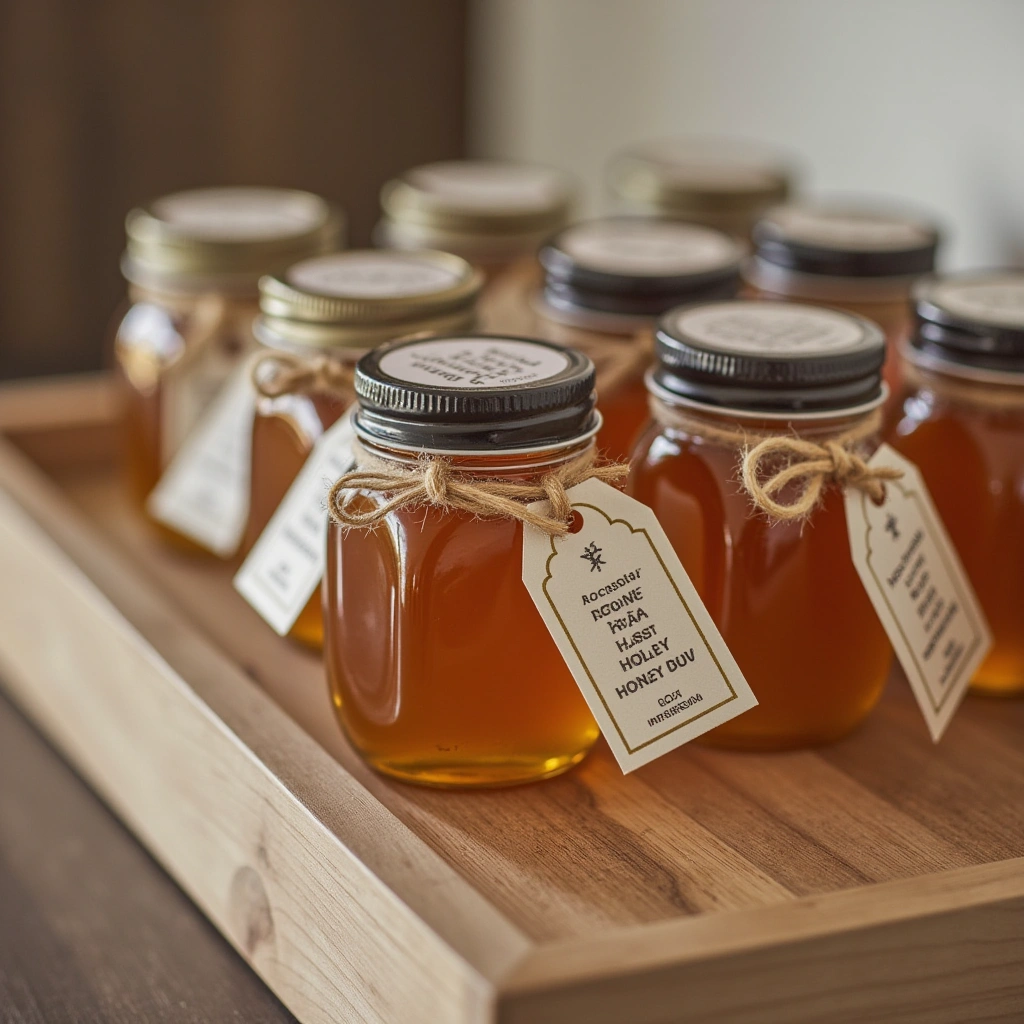 2. Gourmet Honey Jars: Sweetness They Can Savor