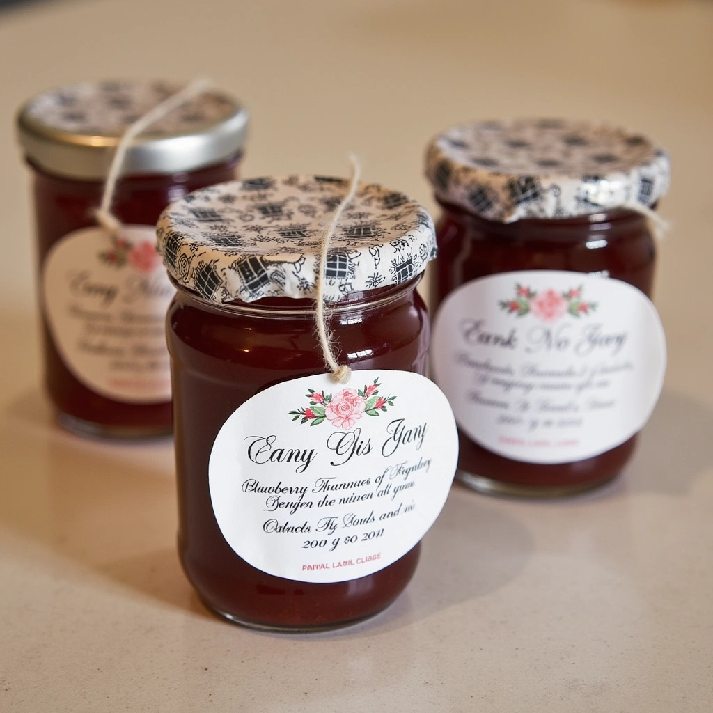 8. Mini Jam Jars: Homemade Goodness