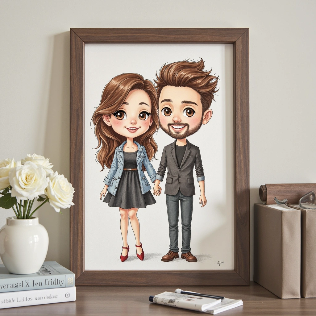 1. Personalized Couple Portrait
