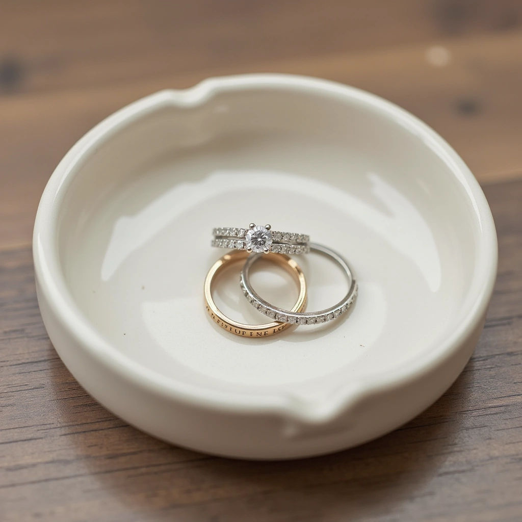 2. Customized Engagement Ring Dish