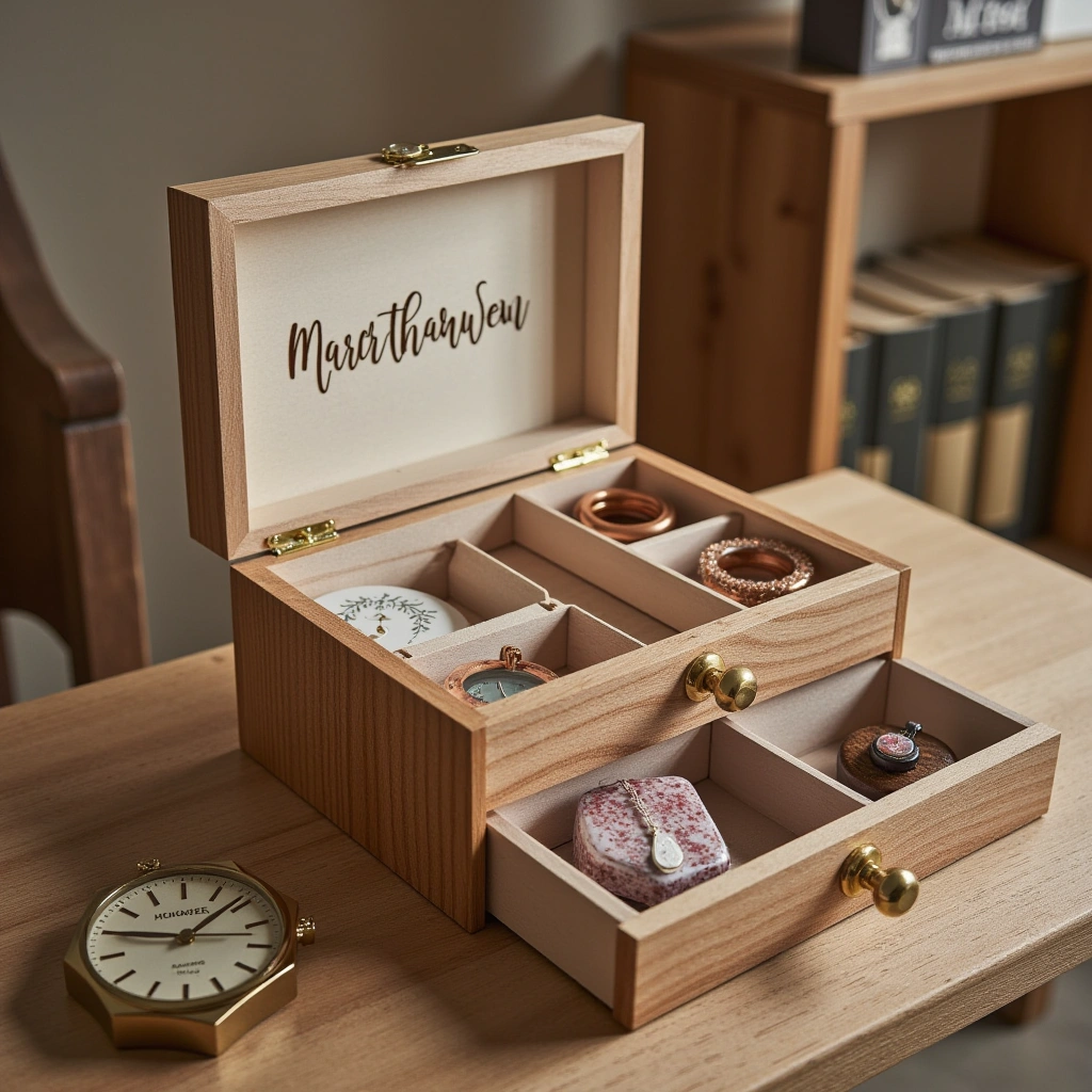 14. Personalized Wooden Keepsake Box