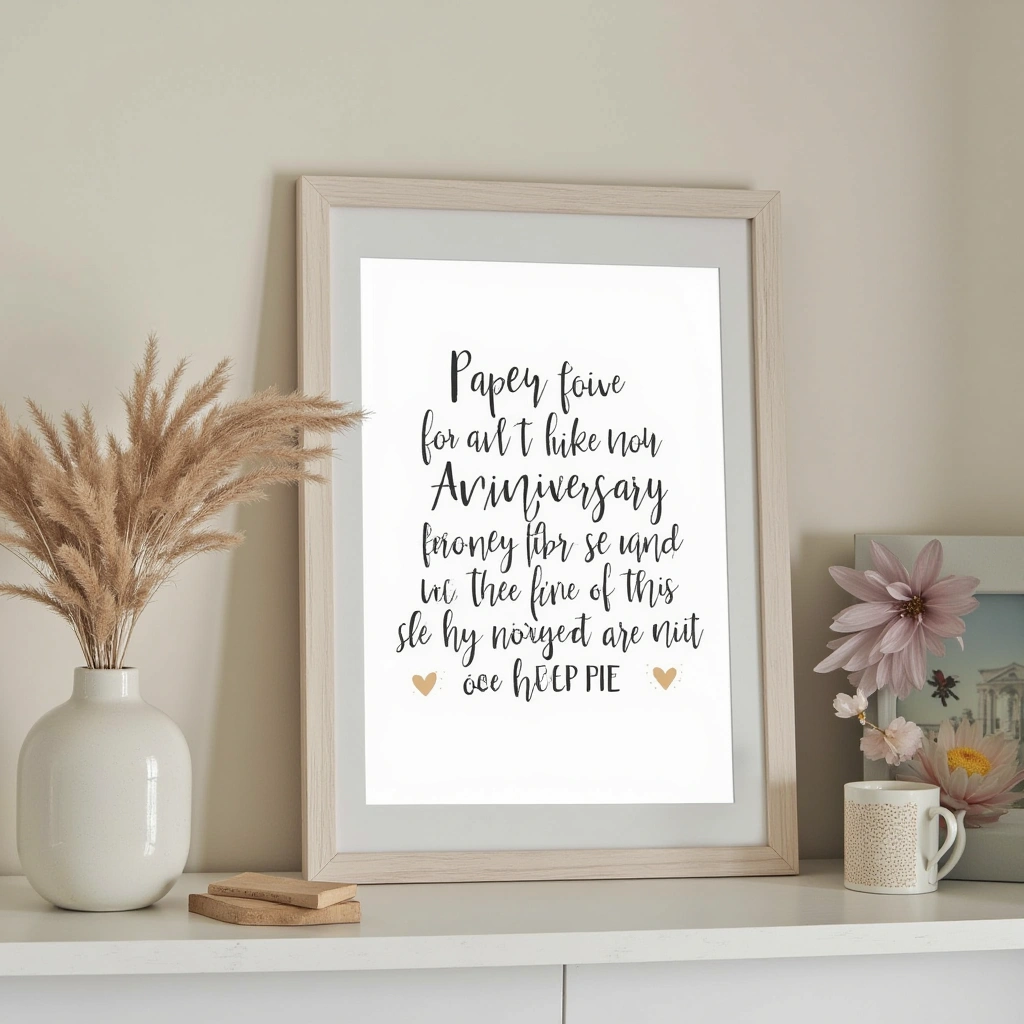 1. Personalized Paper Art