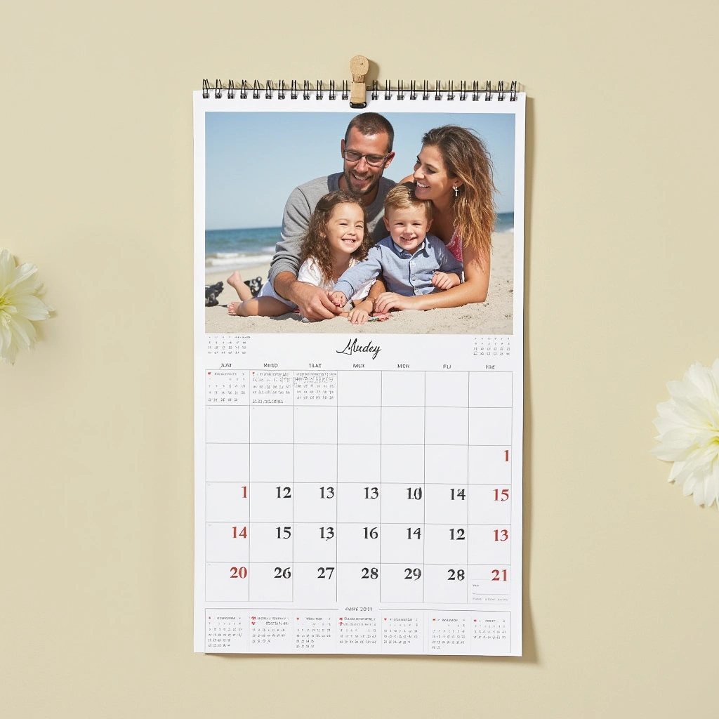 8. Personalized Wall Calendar