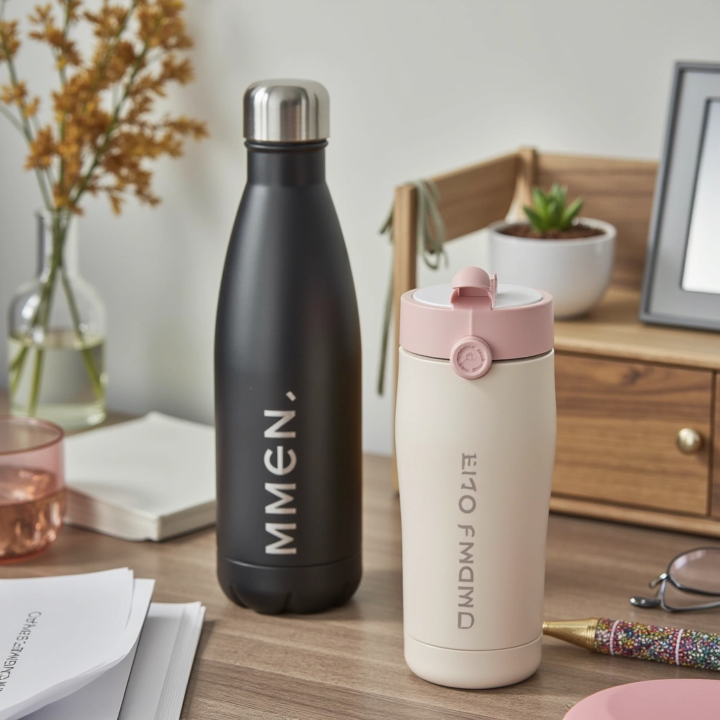 7. Personalized Water Bottle or Travel Mug