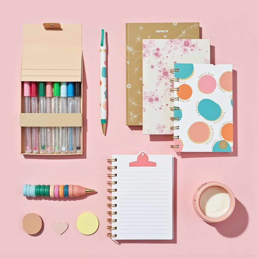 6. Cute Stationery Set