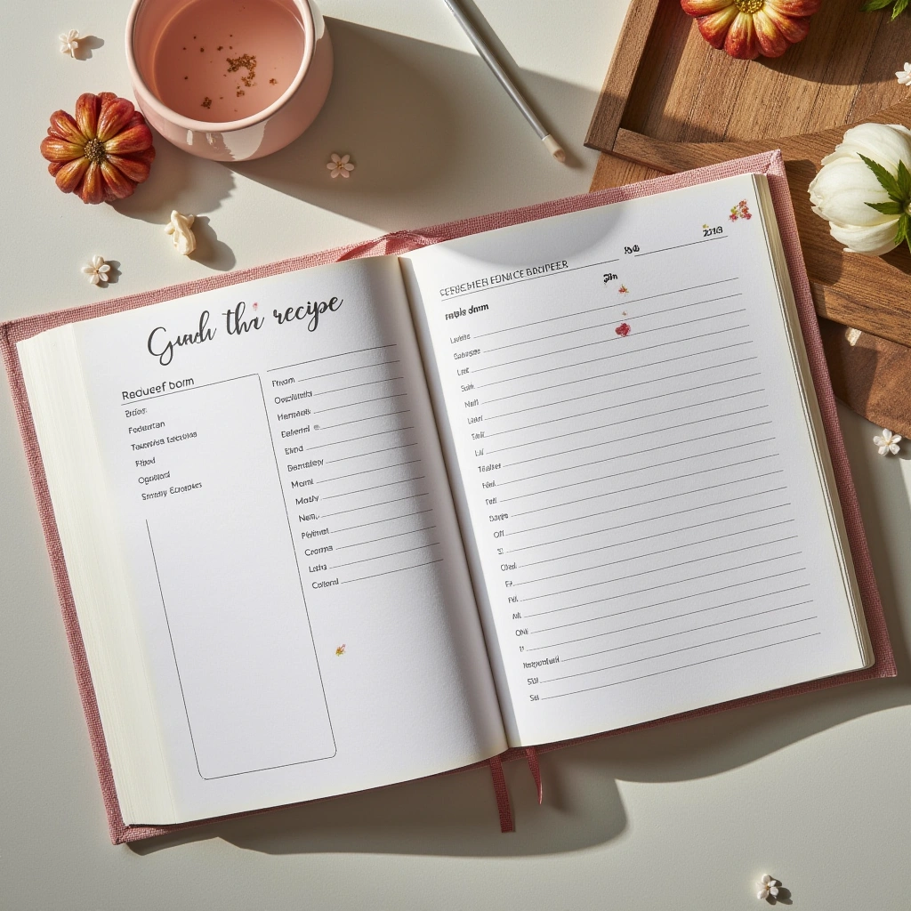 10. Personalized Recipe Book