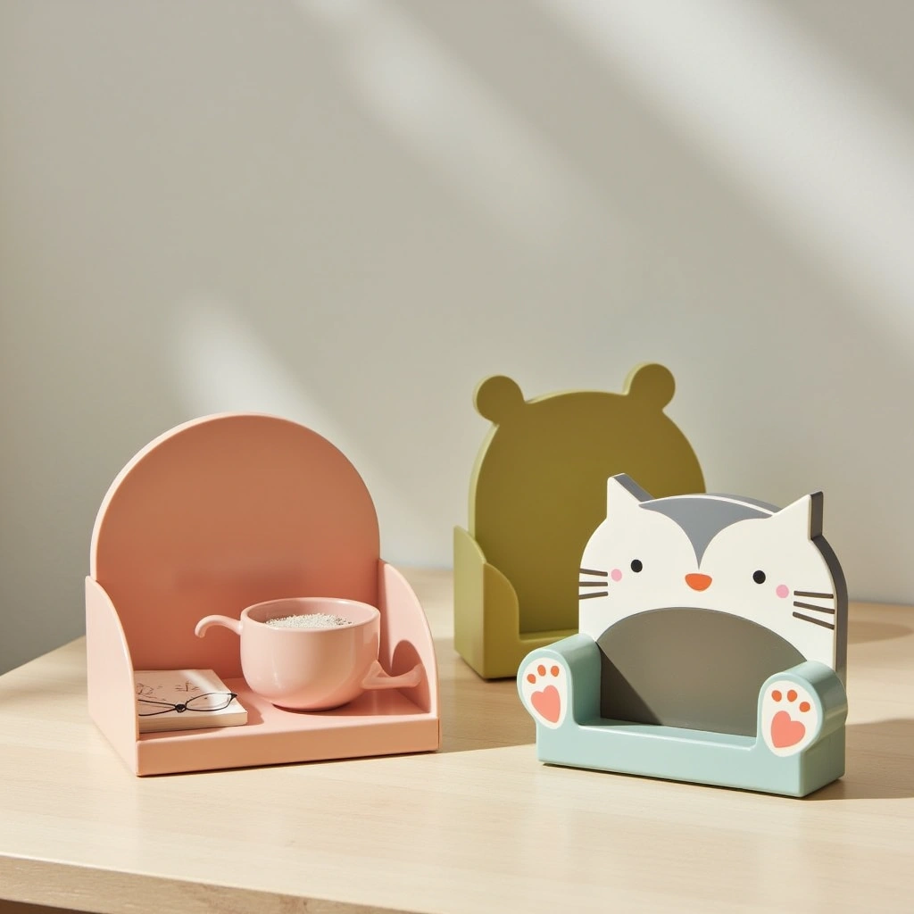 13. Cute Animal-Shaped Desk Organizer