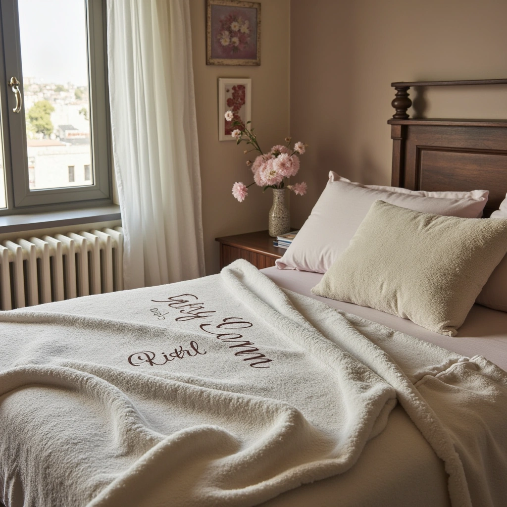 7. Cozy Blanket or Personalized Throw