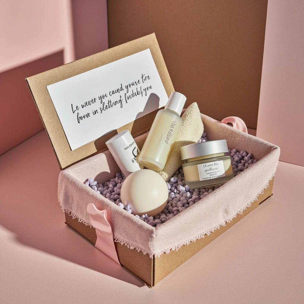 12. Self-Care Kit with Their Favorite Products