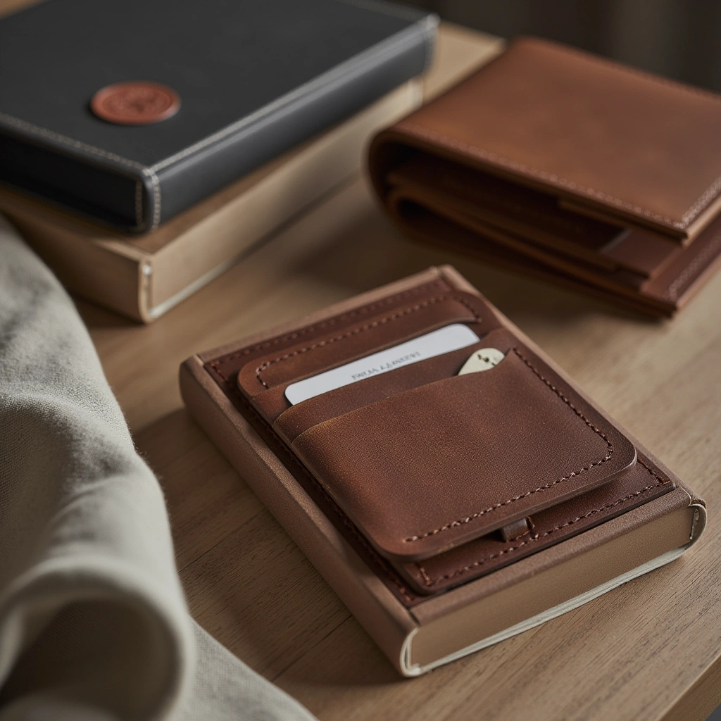 2. Handcrafted Leather Wallet