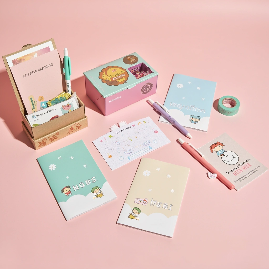 4. Kawaii Stationery Sets