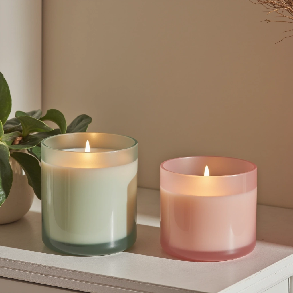 10. Pastel Scented Candles