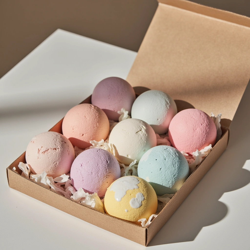 13. Bath Bomb Set: Relaxation in a Box
