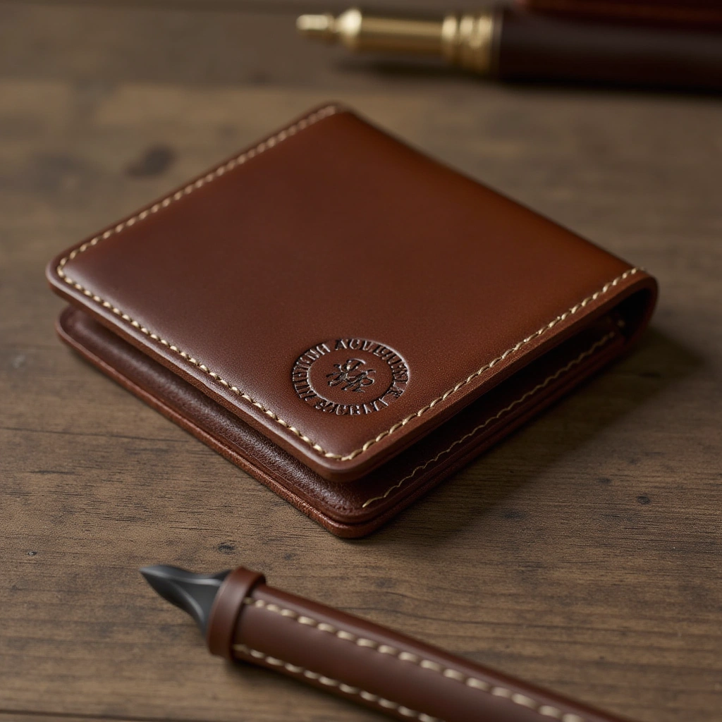 1. Personalized Leather Wallet