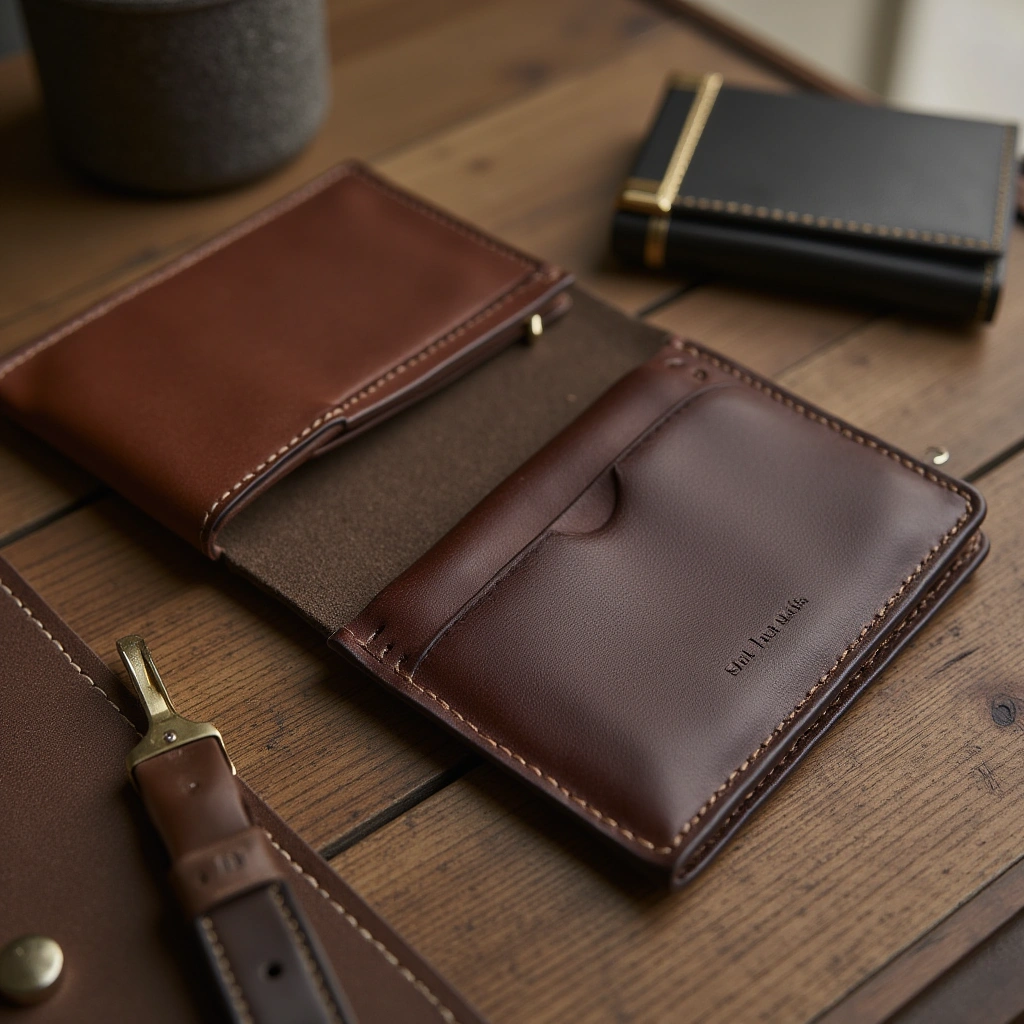 1. Personalized Leather Wallet: Classic and Practical