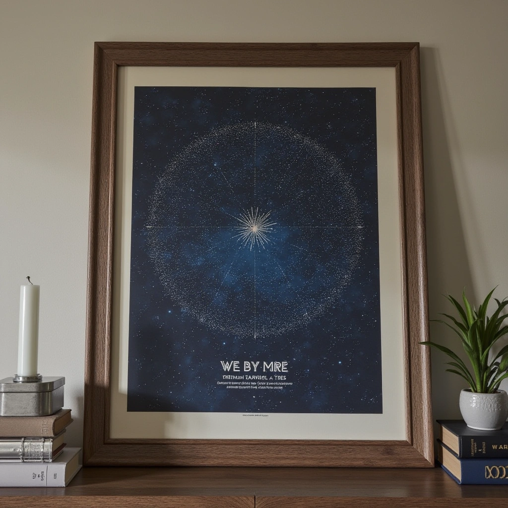 16. Star Map of Your Special Date: Celestial Love