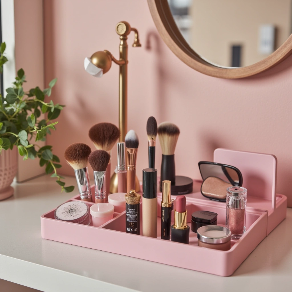 3. Cute Makeup Organizer