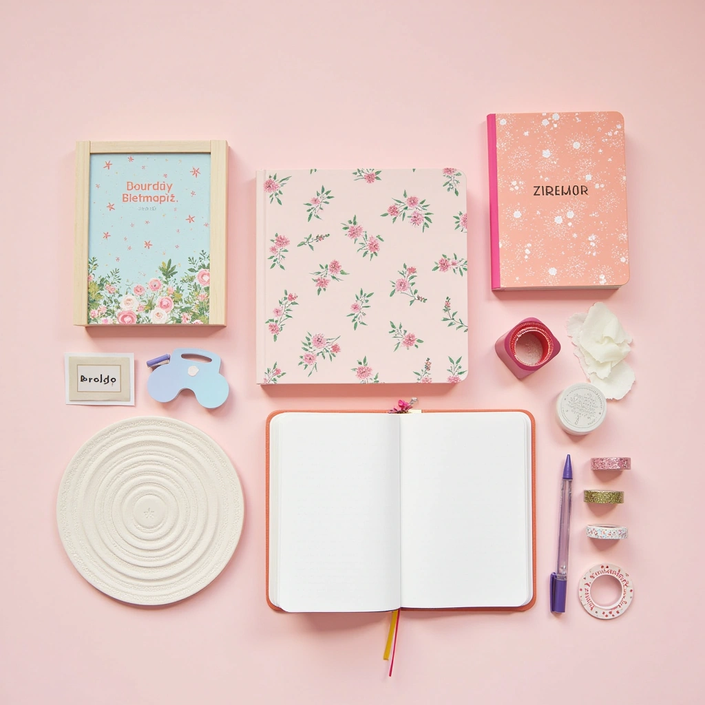 7. Cute Stationery Set