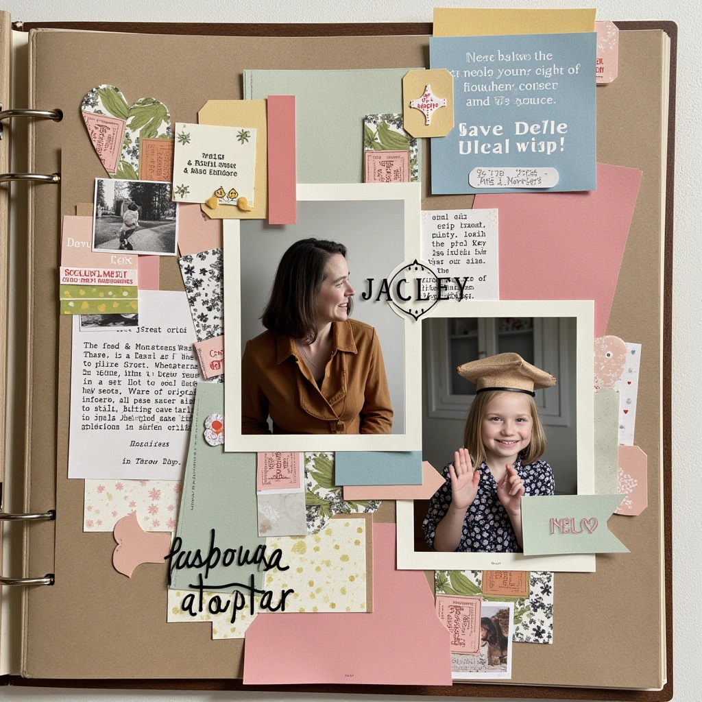 6. Memory Collage Scrapbook