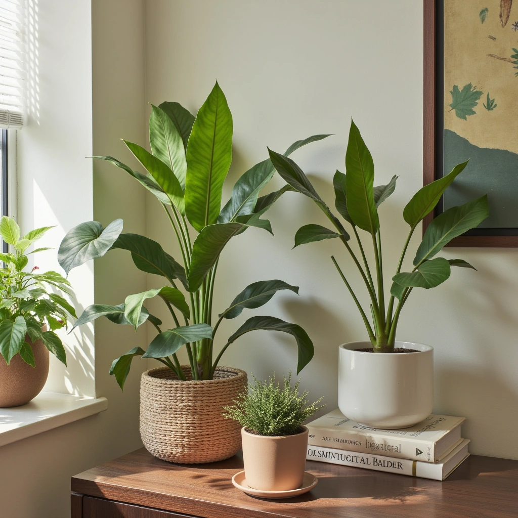 14. Indoor Plant with Stylish Pot: A Breath of Fresh Air