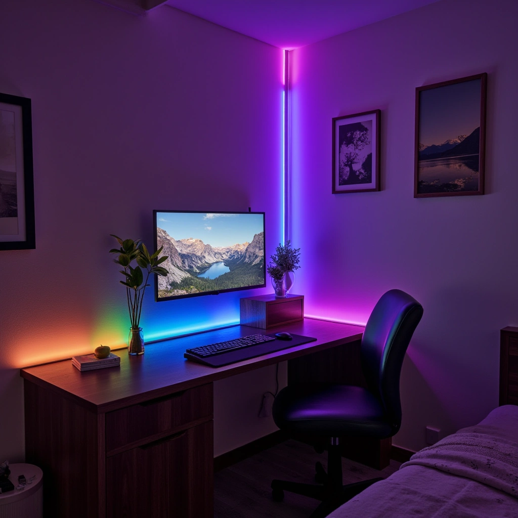 2. Color-Changing LED Light Strips
