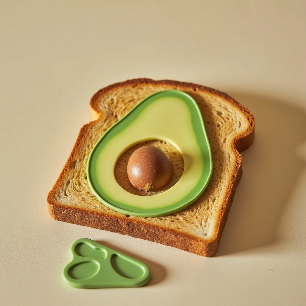 3. Novelty Avocado Toast Stamp