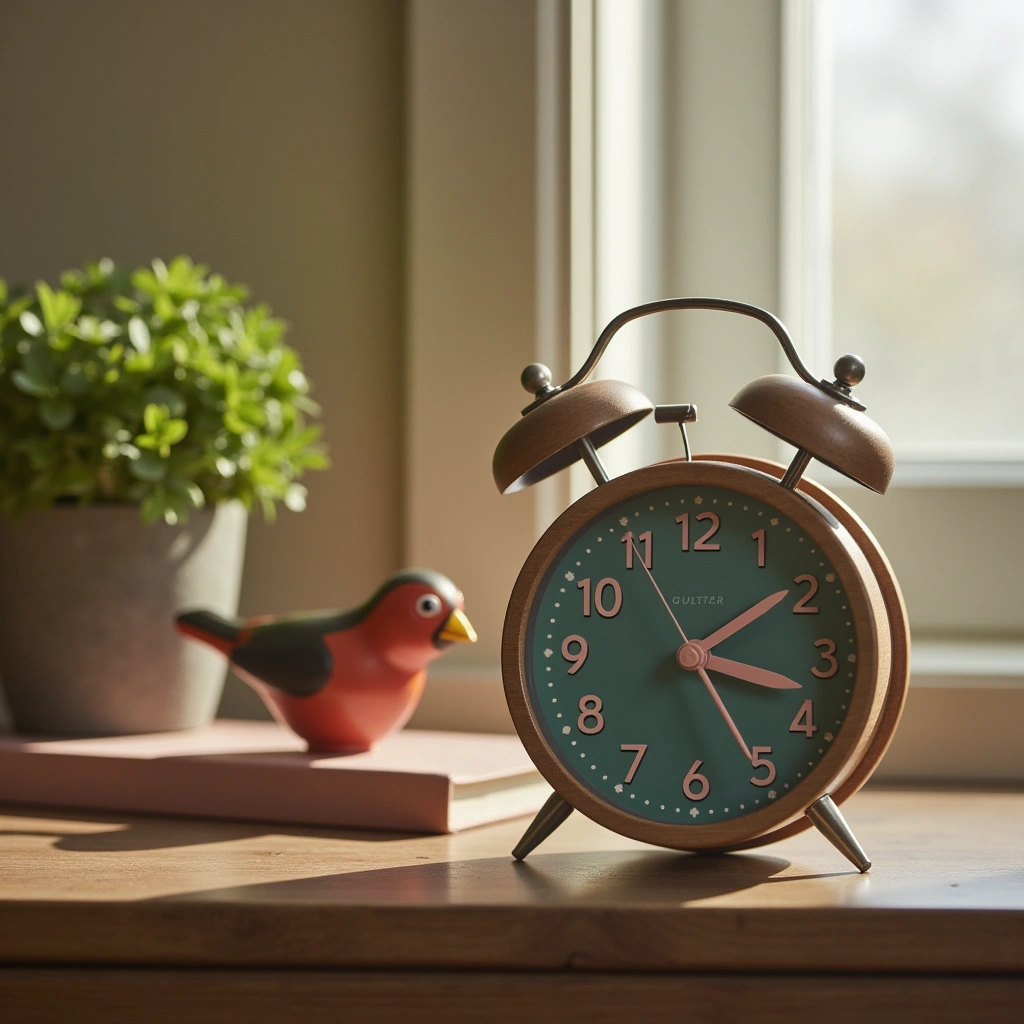 6. Singing Bird Alarm Clock